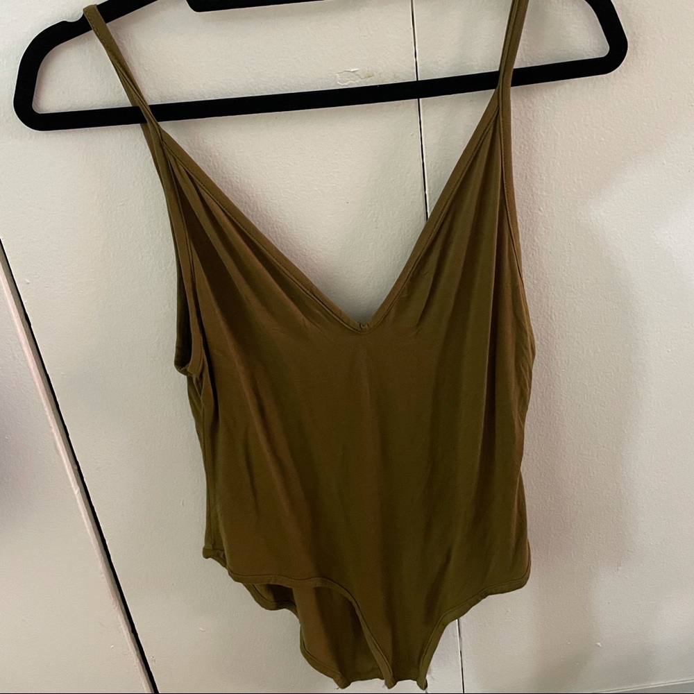 Green bodysuit BOOHOO